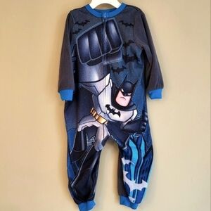 Batman light fleece footless sleeper/footie